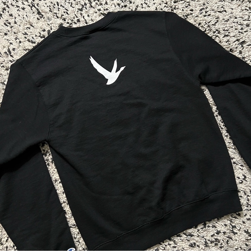 Champion Grey Goose x Grammys Black Crewneck Sweatshirt Men’s Size Small - Picture 8 of 12